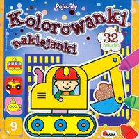 Kolorowanki naklejanki 9  Pojazdy