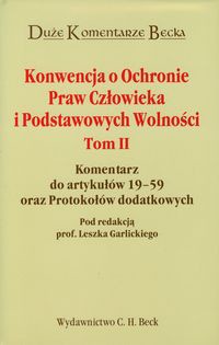 Konwencja o Ochronie Praw Człowieka i Podstawowych Wolności Tom 2