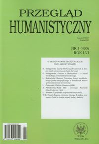 Przegląd humanistyczny 1/2012