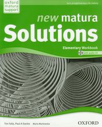 New Matura Solutions Elementary Workbook with CD