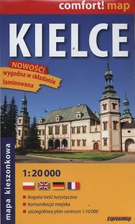 Kielce mapa  kieszonkowa 1:20 000