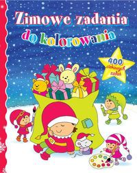 Zimowe zadania do kolorowania