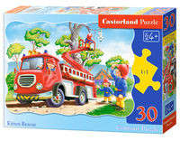 Puzzle konturowe Kitten Rescue 30