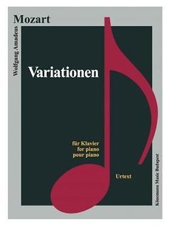 Mozart. Variationen fur Klavier