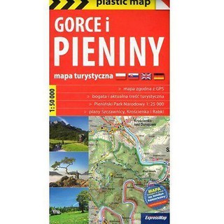 Plastic map Gorce i Pieniny 1:50 000