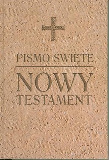 Pismo Święte Nowy Testament oprawa brązowa