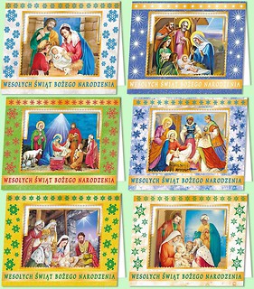 Karnet B6 Boże Nar. 3D Religia (10sz) MIX