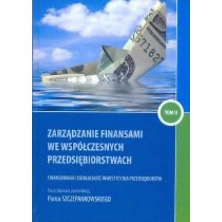 Zarządzanie Finansami We Współczesnych Przedsiębio