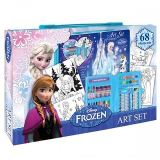 Zestaw artystyczny 68 elementów Frozen