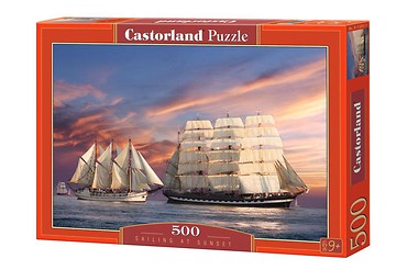 Puzzle 500 Sailing at Sunset CASTOR