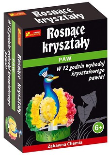 Rosnące kryształy. Paw