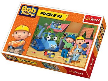 Puzzle 30 Bob Budowniczy Bob,Marta i Czerpak TREFL