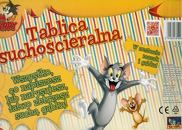 Tablica suchościeralna (mała) - Tom and Jerry ALEX