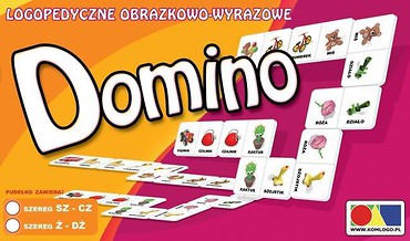 Domino logopedyczne obrazkowo-wyrazowe.Szereg Ż-DŻ