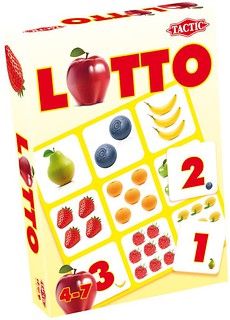 Lotto - numbers and fruits