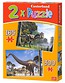 Puzzle x 2 - Dinosaurs CASTOR