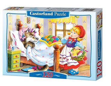 Puzzle 120 Czerwony Kapturek CASTOR