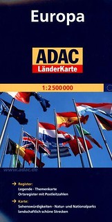 LanderKarte ADAC. Europa 1:2 500 000