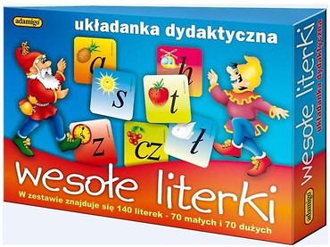 Wesołe literki - Układanka