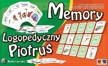 Logopedyczny Piotruś. Memory zestaw 2