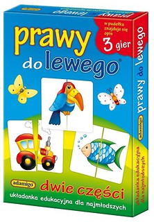 Układanka edukacyjna Prawy do lewego