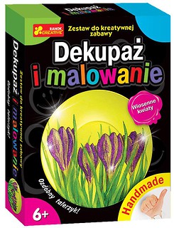 Handmade - Dekupaż i malowanie. Wiosenne kwiaty