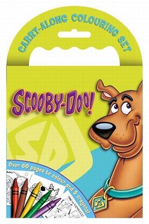 Scooby Doo. Kolorowanka z kredkami