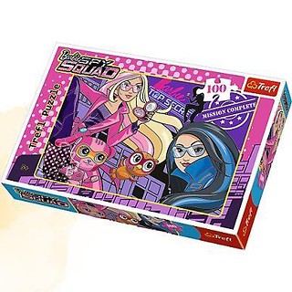 Puzzle 100 Barbie superagentka TREFL