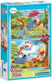 Puzzle 2x60 Kubuś Puchatek