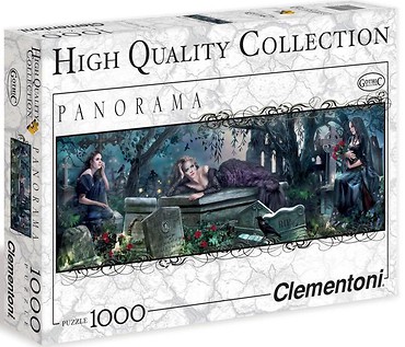 Puzzle 1000 HQ Panorama Cmentarz