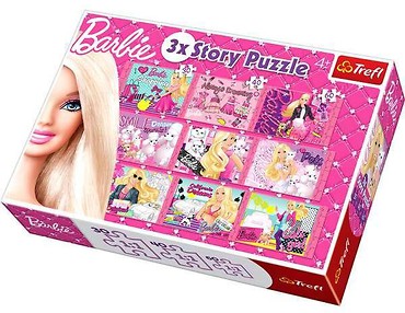 Puzzle 3xStory Barbie TREFL