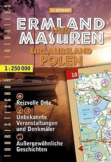 Polska niezwykła. Warmia Mazury 1:250 atlas turys.