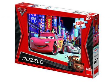 Puzzle 100 XL Auta 2 Błyskawica McQueen DINO