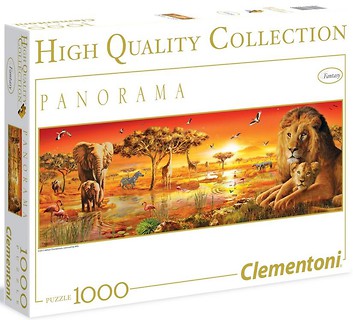 Puzzle 1000 HQ Panorama Sawanna