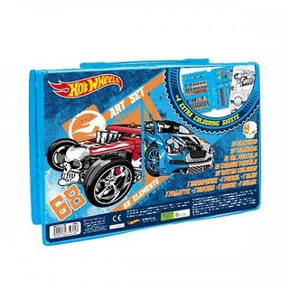 Zestaw artystyczny 68 elementów Hot Wheels