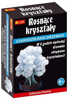 Rosnące kryształy. Czarodziejskie drzewko białe