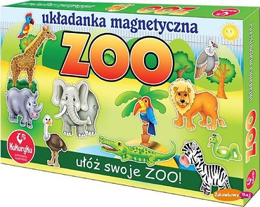 Układanka Magnetyczna Zoo
