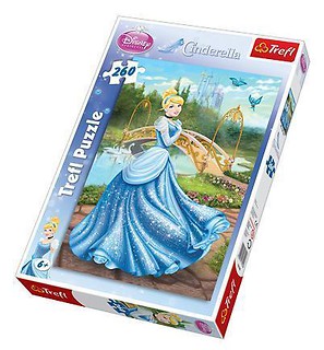 Puzzle 260 Kopciuszek Zaczarowana suknia TREFL