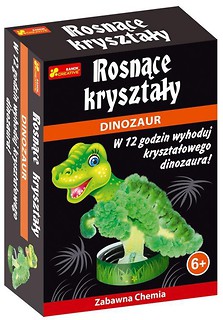 Rosnące kryształy. Dinozaur