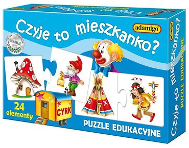 Puzzle edukacyjne Czyje to mieszkanko?