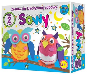 Zestaw kreatywny - Piankowe Sowy STnux