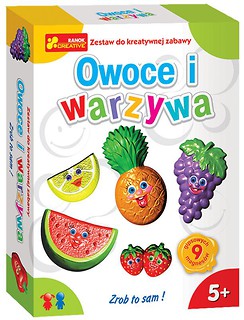 Zestaw do kreatywnej zabawy - Owoce i warzywa