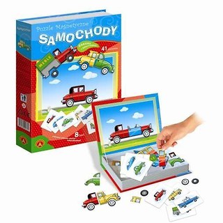 Puzzle magnetyczne - Samochody ALEX