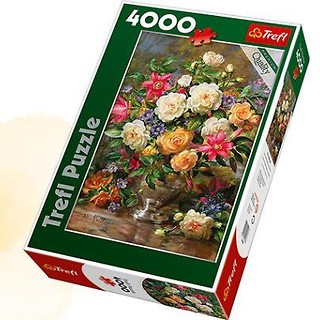 Puzzle 4000 Kwiaty dla Królowej Elżbiety TREFL