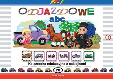 Odjazdowe ABC 1 Książeczka edukacyjna z naklejkami