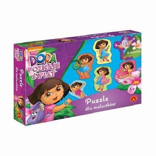 Puzzle dla maluszków - DORA Poznaje Świat ALEX