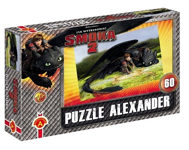 Puzzle 60 Jak wytresować smoka 2 Grunt ALEX