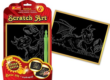 Scratch Art. Złota seria - Mały smok