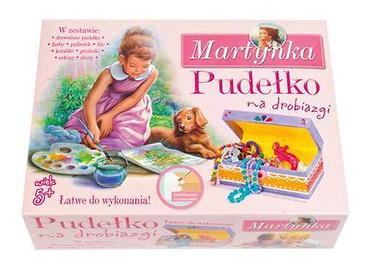 Martynka. Zestaw kreatywny. Pudełko na drobiazgi