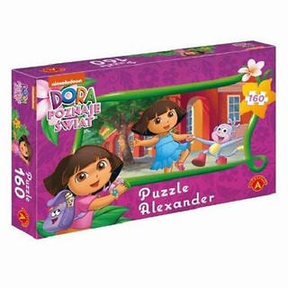 Puzzle 160 DORA Wesoły Spacer ALEX